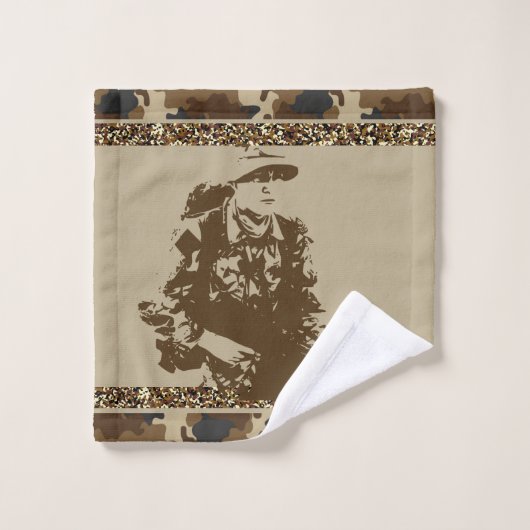 Ensemble de serviettes de bain de l'armée (Gant de toilette)