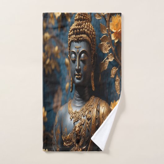 Ensemble de serviettes de bain de luxe Bouddha (Serviette à main)