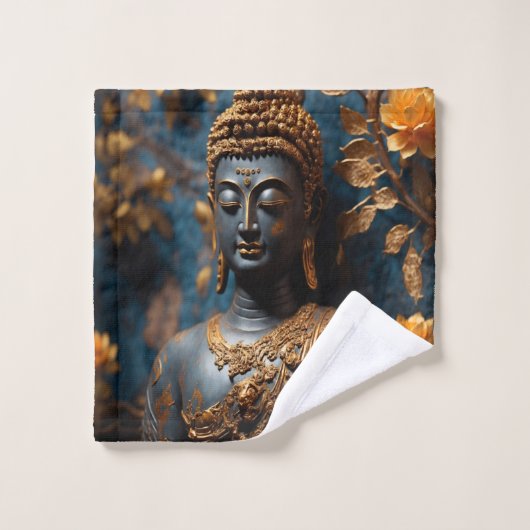 Ensemble de serviettes de bain de luxe Bouddha (Gant de toilette)