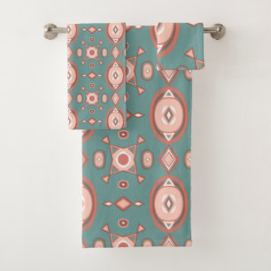 Ensemble de serviettes de bain de Motif en bois gé