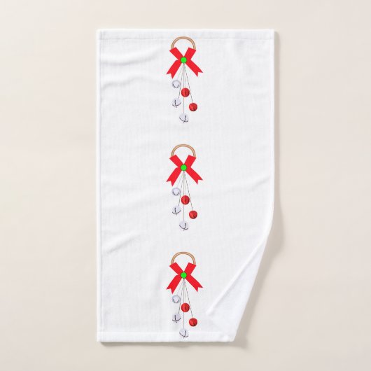 Ensemble de serviettes de bain de Noël (Serviette à main)