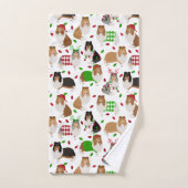 Ensemble de serviettes de bain de Noël Roough Coll (Serviette à main)