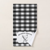 Ensemble de serviettes de bain de poulet de la fer (Serviette à main)