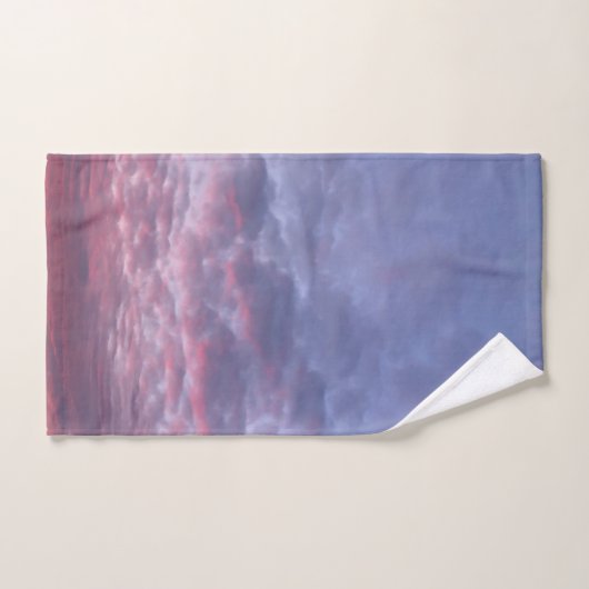 Ensemble de serviettes de bain de soleil pourpre (Serviette à main)