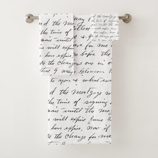 Ensemble de serviettes de bain de style français S (En situation)