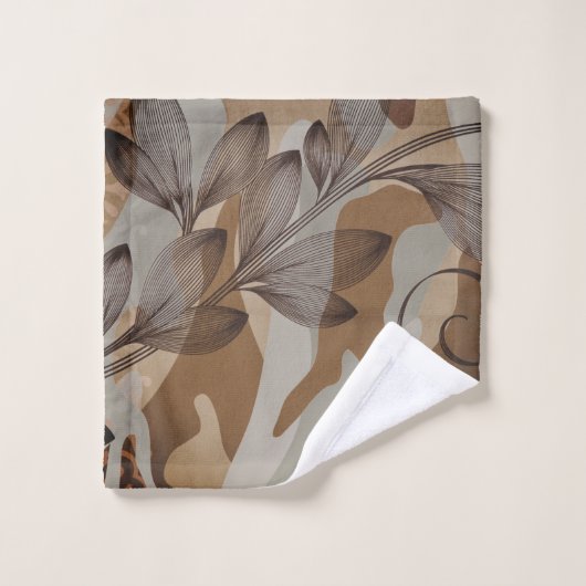 Ensemble de serviettes de bain de tons terre conte (Gant de toilette)