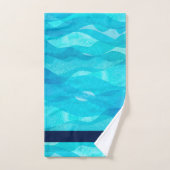 Ensemble De Serviettes De Bain Décoratif turquoise (Serviette à main)