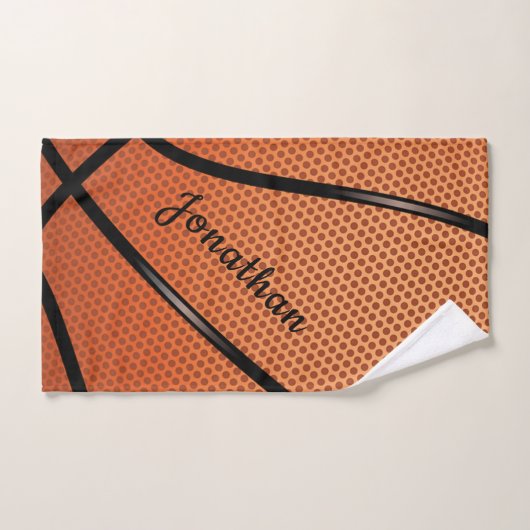 Ensemble de serviettes de bain design Basketball (Serviette à main)