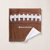 Ensemble de serviettes de bain Design Football (Gant de toilette)