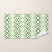 Ensemble de serviettes de bain design moderne vert (Serviette à main)