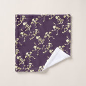 Ensemble de serviettes de bain d'Halloween de sque (Gant de toilette)