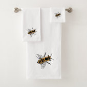 Ensemble de serviettes de bain d'insectes Illustra (En situation)