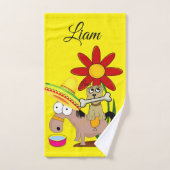 Ensemble de serviettes de bain Donkey Sombrero mex (Serviette à main)