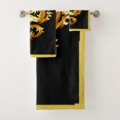 Ensemble de serviettes de bain Dragon (En situation)