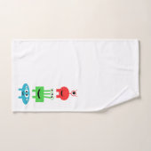 Ensemble de serviettes de bain drôles et mignonnes (Serviette à main)