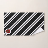 Ensemble de serviettes de bain du drapeau du Maroc (Serviette à main)