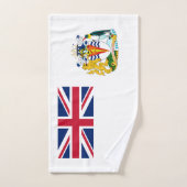 Ensemble de serviettes de bain du drapeau du Terri (Serviette à main)