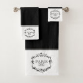 Ensemble de serviettes de bain du marché aux fleur (En situation)