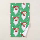 Ensemble de serviettes de bain du Santa Claus (Serviette à main)