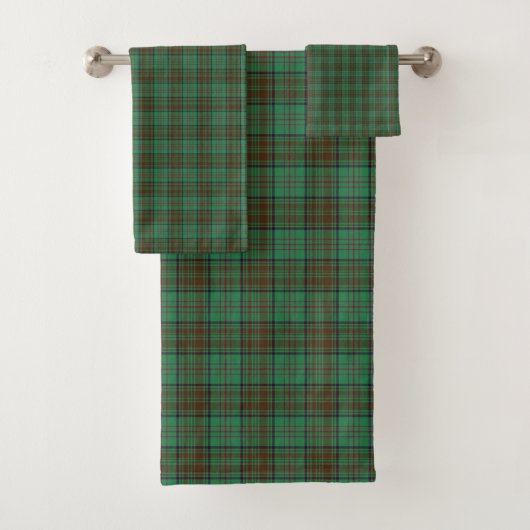 Ensemble de serviettes de bain Dublin Tartan (En situation)