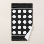 Ensemble de serviettes de bain élégant à cercles b (Serviette à main)