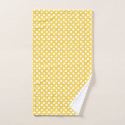 Ensemble de serviettes de bain en caoutchouc jaune (Serviette à main)