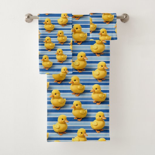 Ensemble de serviettes de bain en caoutchouc pour  (En situation)