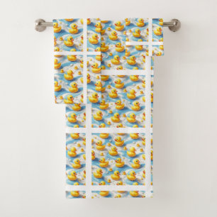 Ensemble de serviettes de bain en caoutchouc pour