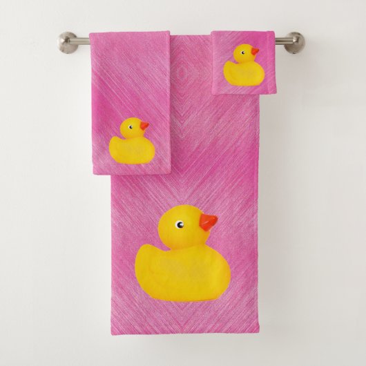 Ensemble de serviettes de bain en caoutchouc pour (En situation)