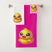 Ensemble de serviettes de bain en caoutchouc pour (En situation)