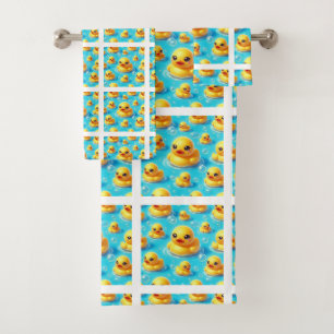 Ensemble de serviettes de bain en caoutchouc pour