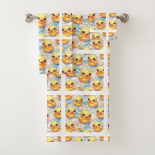 Ensemble de serviettes de bain en caoutchouc pour