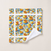 Ensemble de serviettes de bain en caoutchouc pour (Gant de toilette)