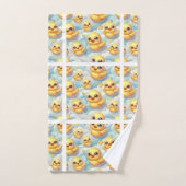 Ensemble de serviettes de bain en caoutchouc pour (Serviette à main)