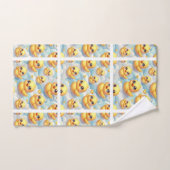 Ensemble de serviettes de bain en caoutchouc pour (Serviette à main)