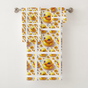 Ensemble de serviettes de bain en caoutchouc pour