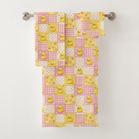 Ensemble de serviettes de bain en caoutchouc pour  (En situation)