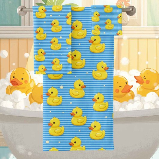 Ensemble de serviettes de bain en caoutchouc pour 