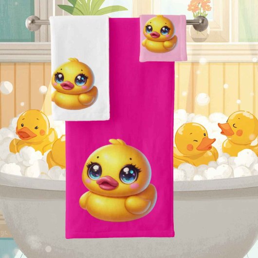 Ensemble de serviettes de bain en caoutchouc pour