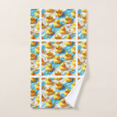 Ensemble de serviettes de bain en caoutchouc pour (Serviette à main)