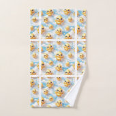 Ensemble de serviettes de bain en caoutchouc pour (Serviette à main)