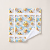 Ensemble de serviettes de bain en caoutchouc pour (Gant de toilette)