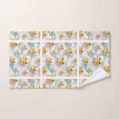Ensemble de serviettes de bain en caoutchouc pour (Serviette à main)