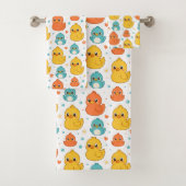 Ensemble de serviettes de bain en caoutchouc pour (En situation)