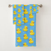 Ensemble de serviettes de bain en caoutchouc pour  (En situation)