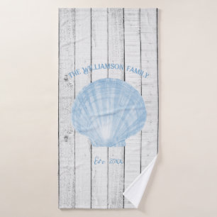 Ensemble de serviettes de bain en coquille de St J