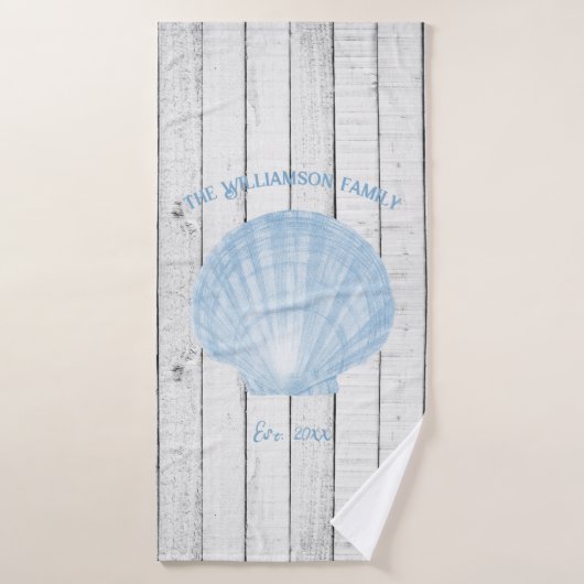 Ensemble de serviettes de bain en coquille de St J (Serviette de bain)