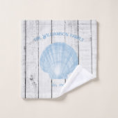 Ensemble de serviettes de bain en coquille de St J (Gant de toilette)