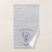 Ensemble de serviettes de bain en coquille violet  (Serviette à main)
