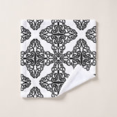 ensemble de serviettes de bain en croix celtique (Gant de toilette)